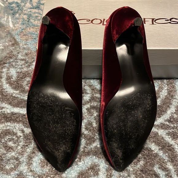 Coloriffics Velvet heels Size 8 1/2 M - Picture 4 of 5